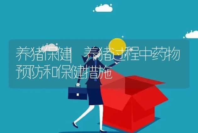 养猪保健|养猪过程中药物预防和保健措施 | 家畜养殖