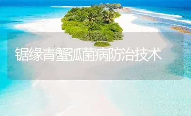 锯缘青蟹弧菌病防治技术 | 海水养殖技术