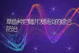 草鱼种烂鳃并发肠炎的综合防治