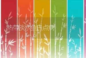 热带淡水鱼白点病