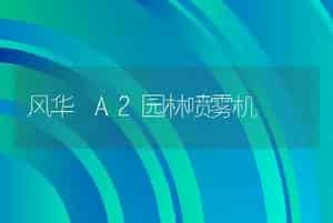 风华 A2园林喷雾机