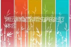湘云鲫鱼苗斜管虫病的治疗体会