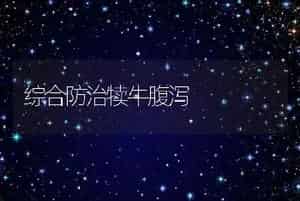 综合防治犊牛腹泻