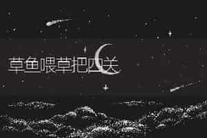 草鱼喂草把四关
