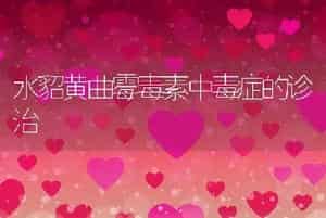 水貂黄曲霉毒素中毒症的诊治
