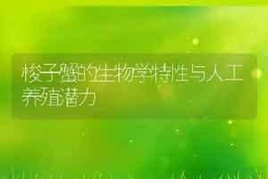 梭子蟹的生物学特性与人工养殖潜力