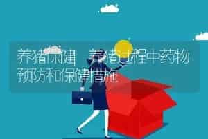 养猪保健|养猪过程中药物预防和保健措施